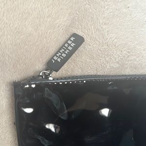 Jennifer Fisher, black cosmetic pouch new